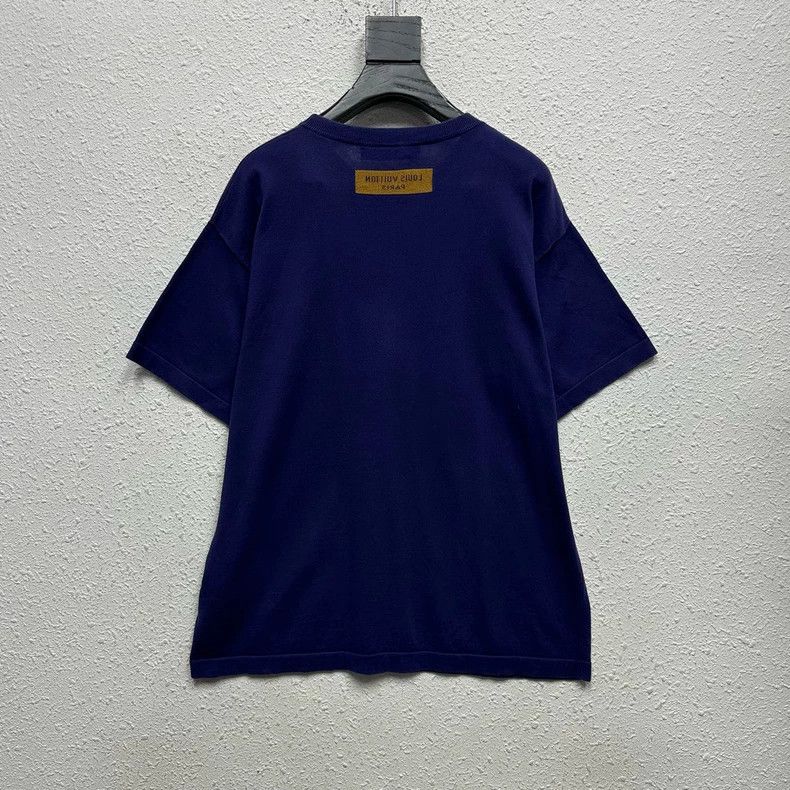 Louis Vuitton Louis Vuitton Embroidered Logo Knit T-Shirt - dmc Size M / US 6-8 / IT 42-44 - 2 Thumbnail