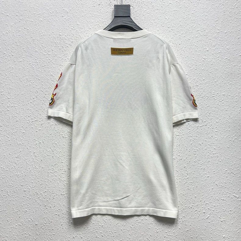 Louis Vuitton Louis Vuitton Flame Baseball Logo Knit T-shirt - dmc Size M / US 6-8 / IT 42-44 - 3 Thumbnail