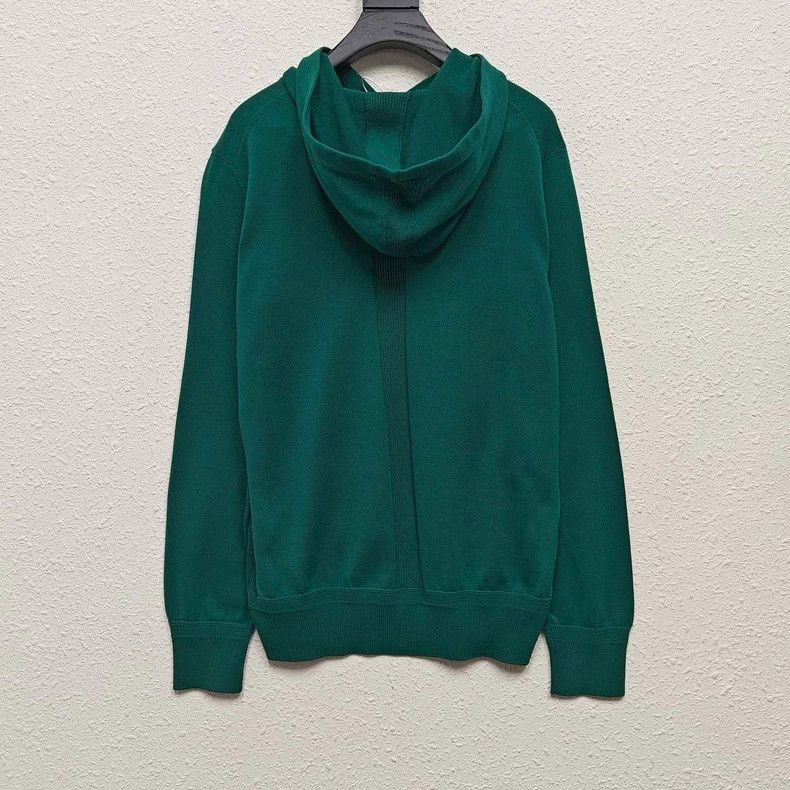 Louis Vuitton Louis Vuitton Flocked LOGO Lake Green Knit Hoodie - dmc Size M / US 6-8 / IT 42-44 - 2 Thumbnail