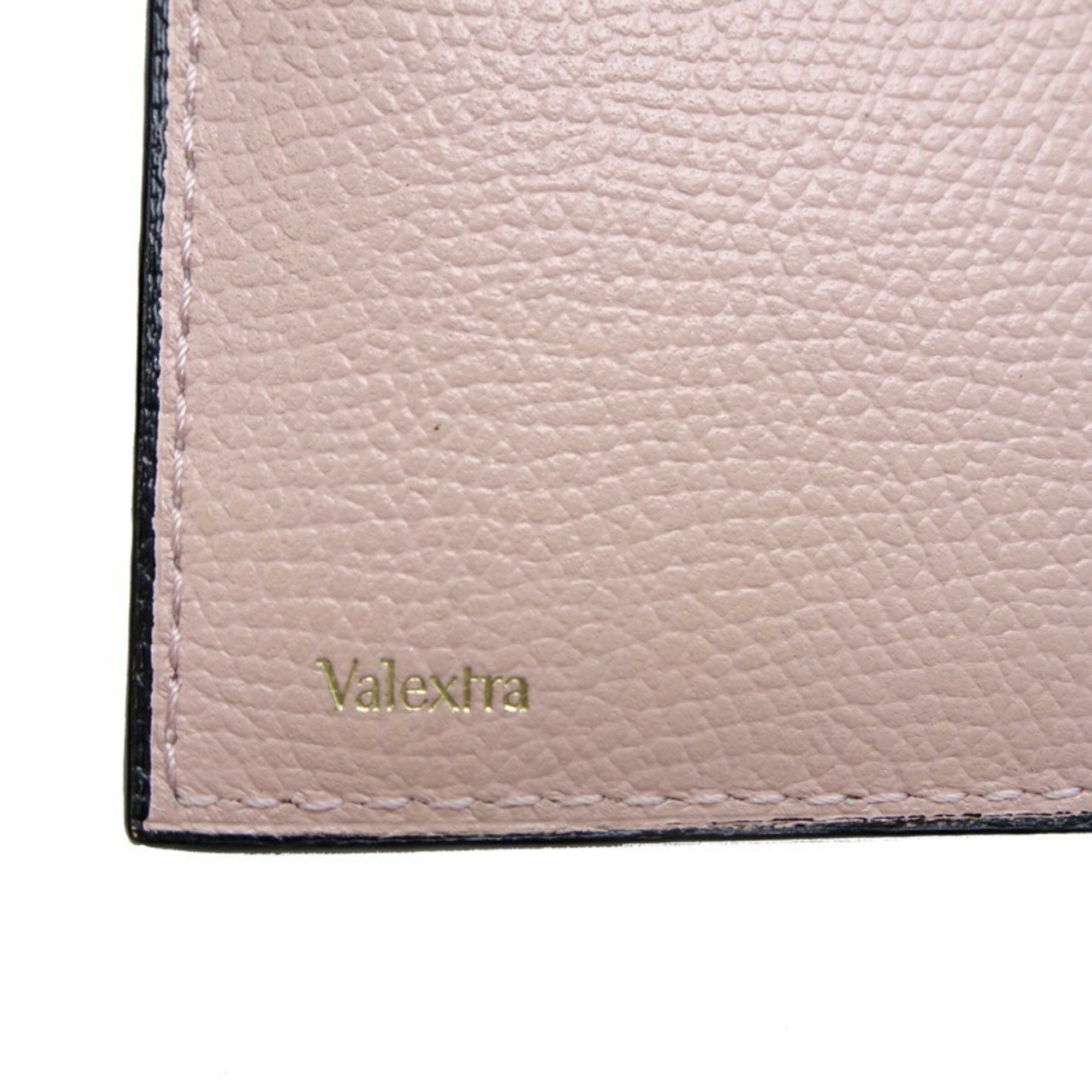 Valextra Valextra Vertical Wallet, Women's Bifold Leather Pink Size ONE SIZE - 6 Thumbnail