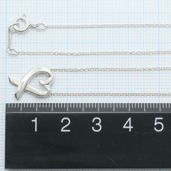 Tiffany & Co. Tiffany & Co. Tiffany Paloma Picasso Loving Heart Silver Necklace Metal Necklace Size ONE SIZE - 5 Thumbnail