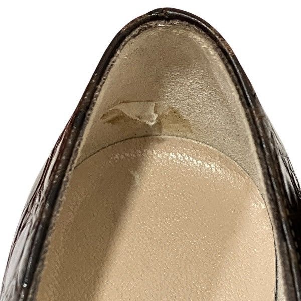 Salvatore Ferragamo Salvatore Ferragamo Salvatore Ferragamo Vara Crocodile Embossed Pumps Leather Other Size ONE SIZE - 7 Thumbnail