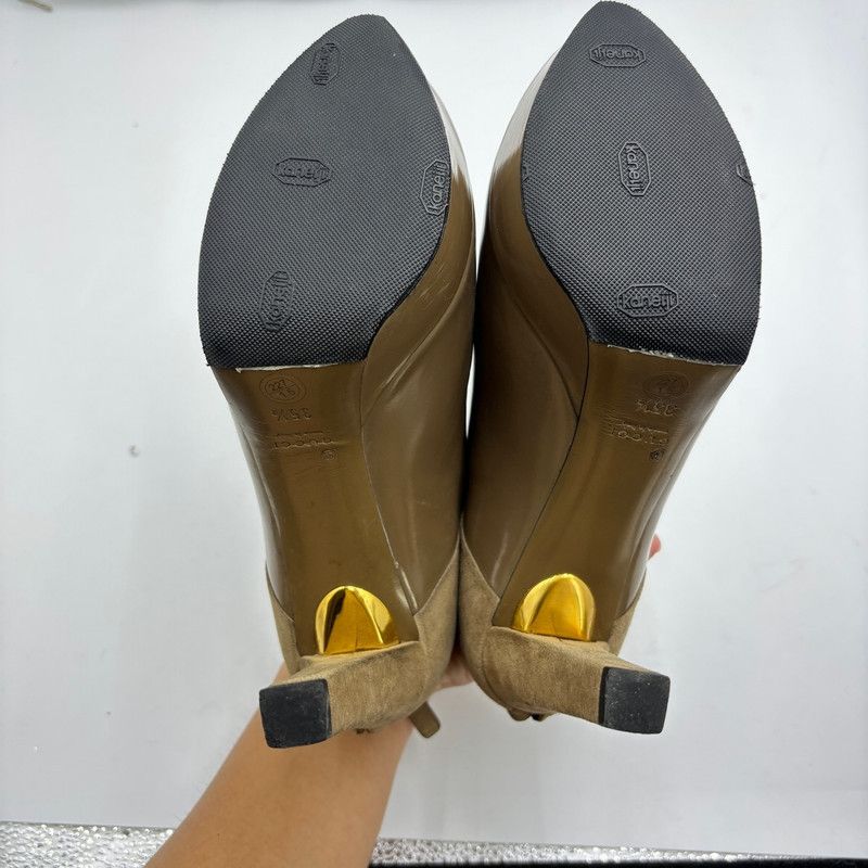 Gucci Gucci Elegant Fashion Pointed Leather Heels 0079 Size US 5.5 / EU 38 - 6 Thumbnail