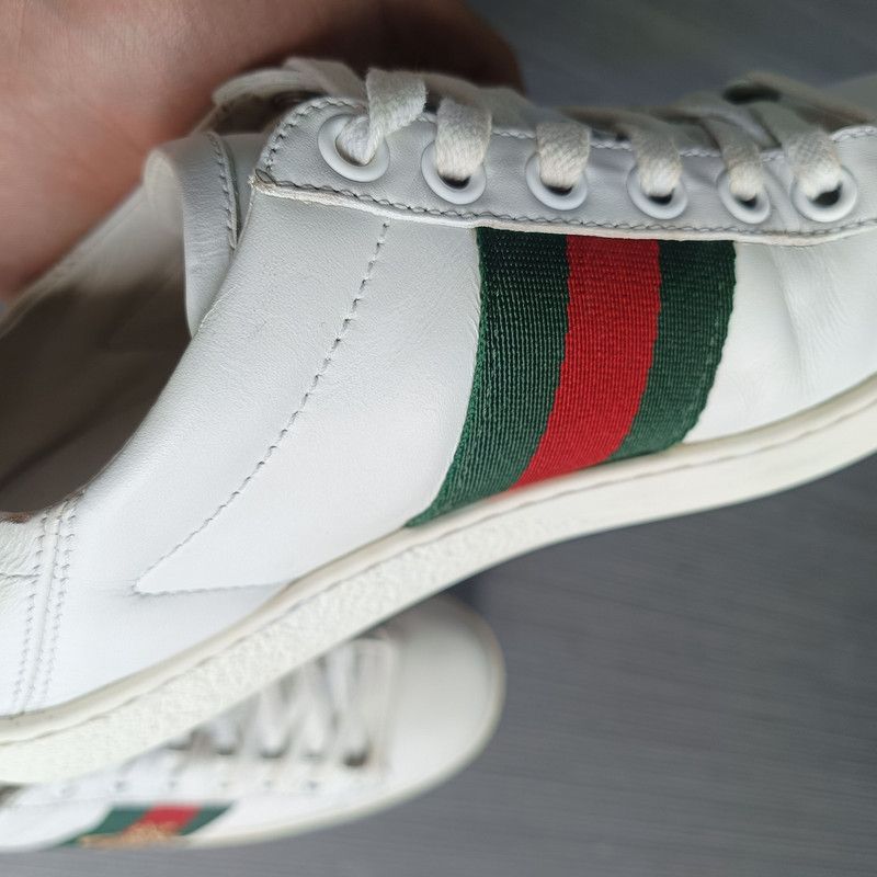 Gucci Gucci Ace Low-Top Sneakers with Bee Size US 5 / EU 37 - 7 Thumbnail