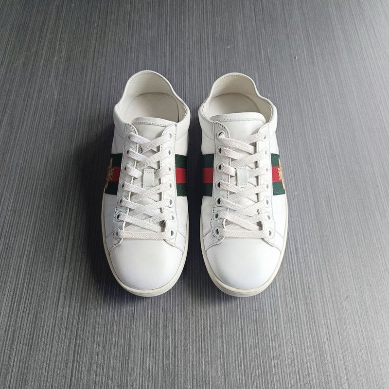 Gucci Gucci Ace Low-Top Sneakers with Bee Size US 5 / EU 37 - 2 Thumbnail