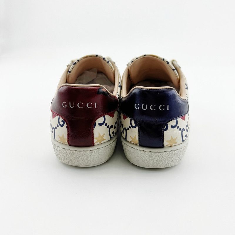 Gucci Gucci Ace Low-Top Fashion Sneakers with Colorful Design Size US 5 / EU 37 - 3 Thumbnail