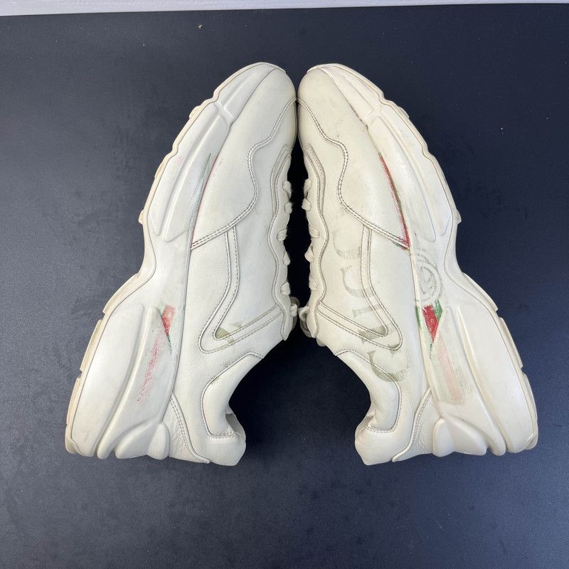 Gucci Gucci Rhyton Logo Low-Top Dad Sneakers Size US 8.5 / EU 41-42 - 6 Thumbnail