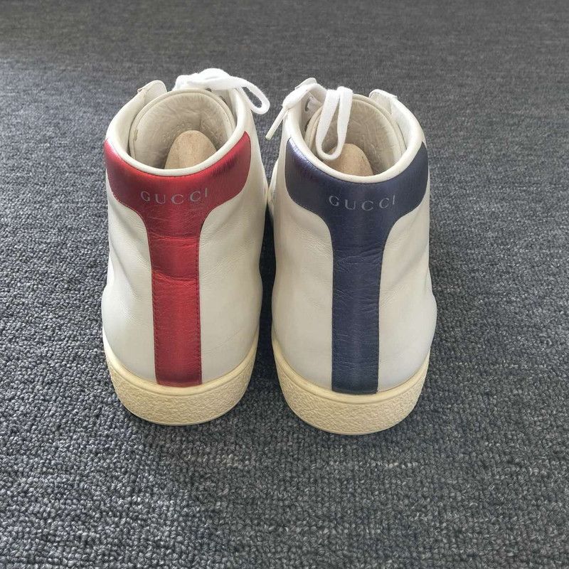Gucci Gucci Ace High-Top Sneakers in White Size US 10.5 / EU 43-44 - 5 Thumbnail