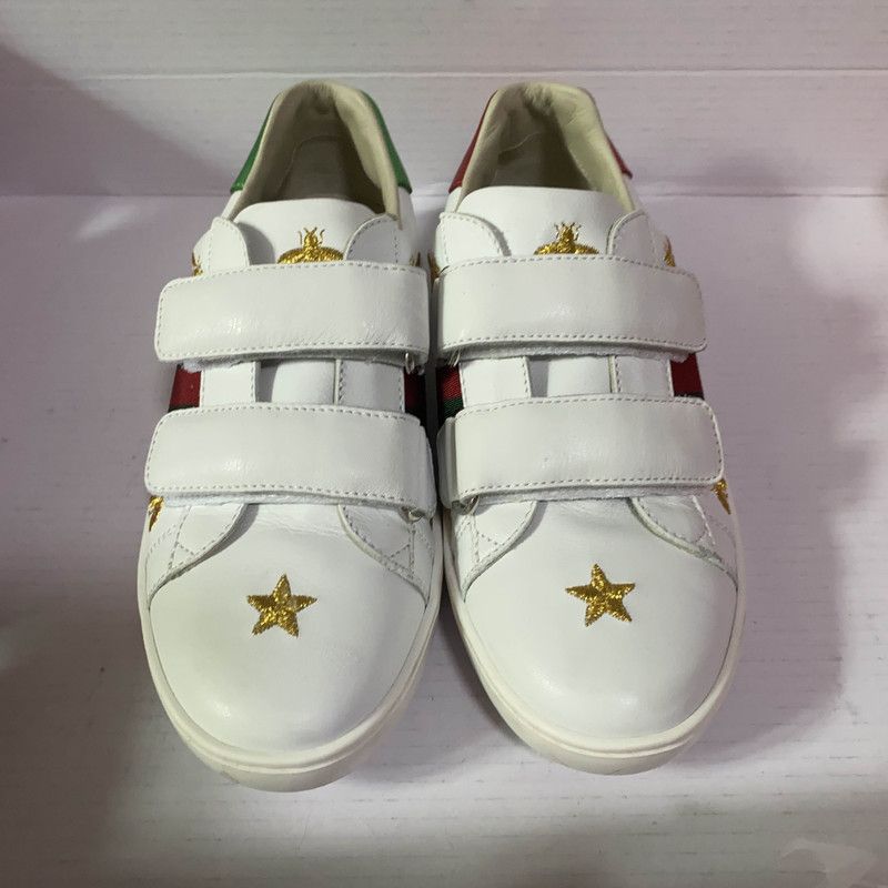 Gucci Gucci ACE Kids Flat Sneakers with Bee Embroidery Size US 5 / EU 37 - 2 Thumbnail