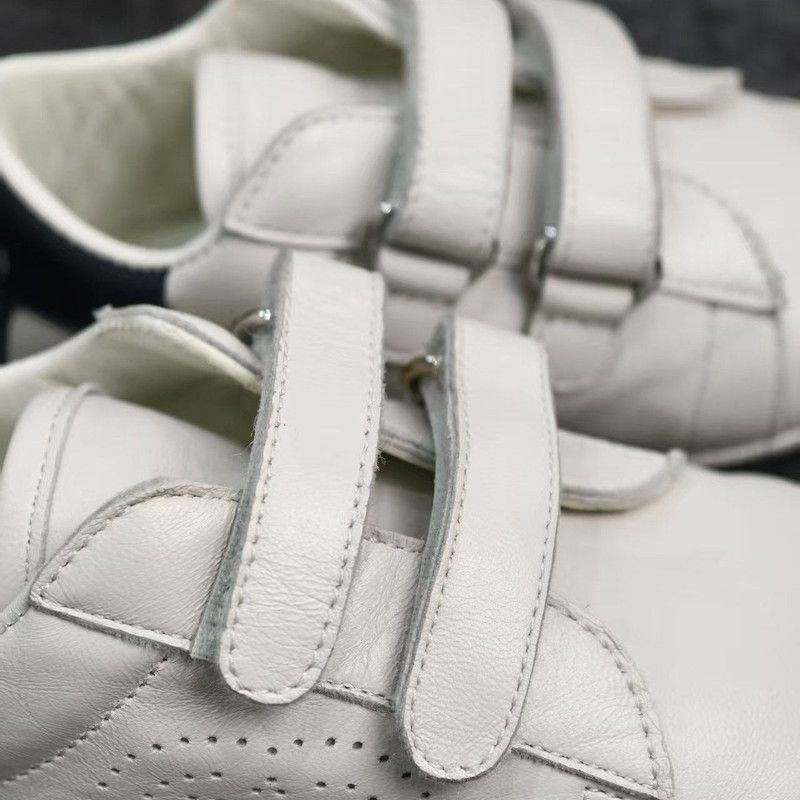 Gucci Gucci White Velcro Low-Top Sneakers for Kids Size US 5 / EU 37 - 12 Thumbnail