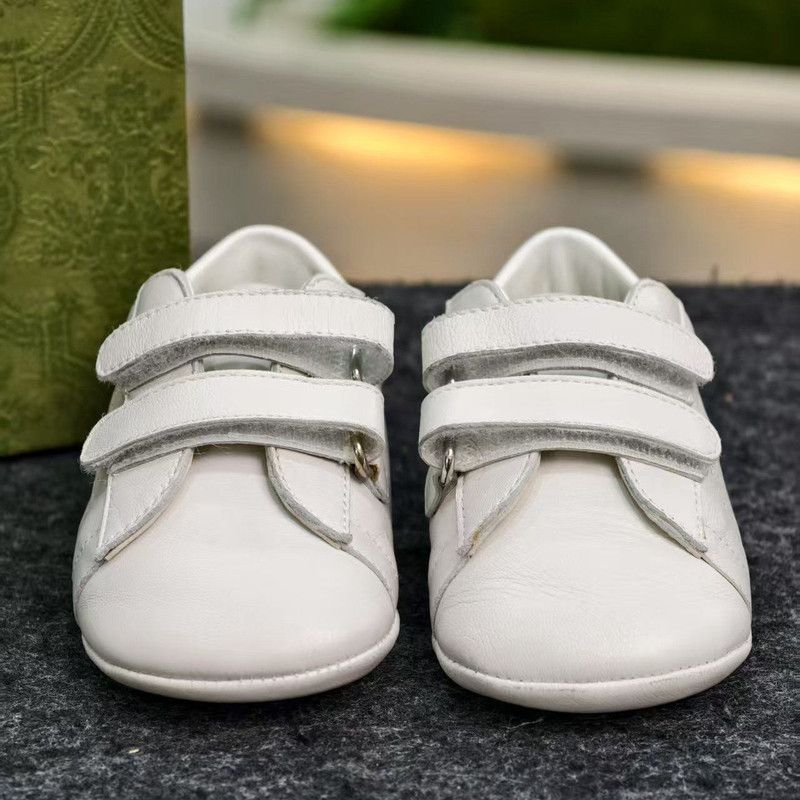 Gucci Gucci White Velcro Low-Top Sneakers for Kids Size US 5 / EU 37 - 7 Thumbnail