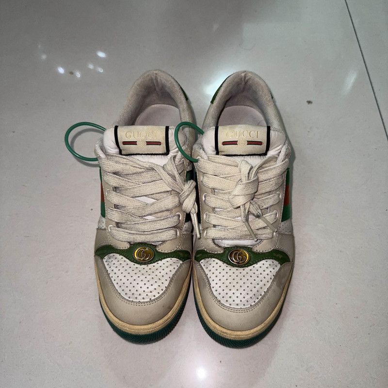 Gucci Gucci Screener Leather Low-Top Sneakers for Men Size US 10 / EU 43 - 2 Thumbnail