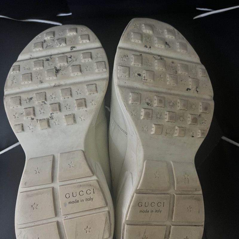 Gucci Gucci Rhyton Low-top Dad Sneakers in Ivory Size US 9 / EU 42 - 4 Thumbnail