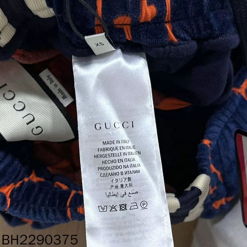 Gucci Gucci Velvet Logo Print Casual Pants Size 24" / US 00 / IT 34 - 5 Thumbnail
