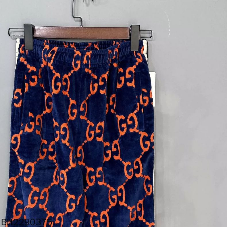 Gucci Gucci Velvet Logo Print Casual Pants Size 24" / US 00 / IT 34 - 3 Thumbnail