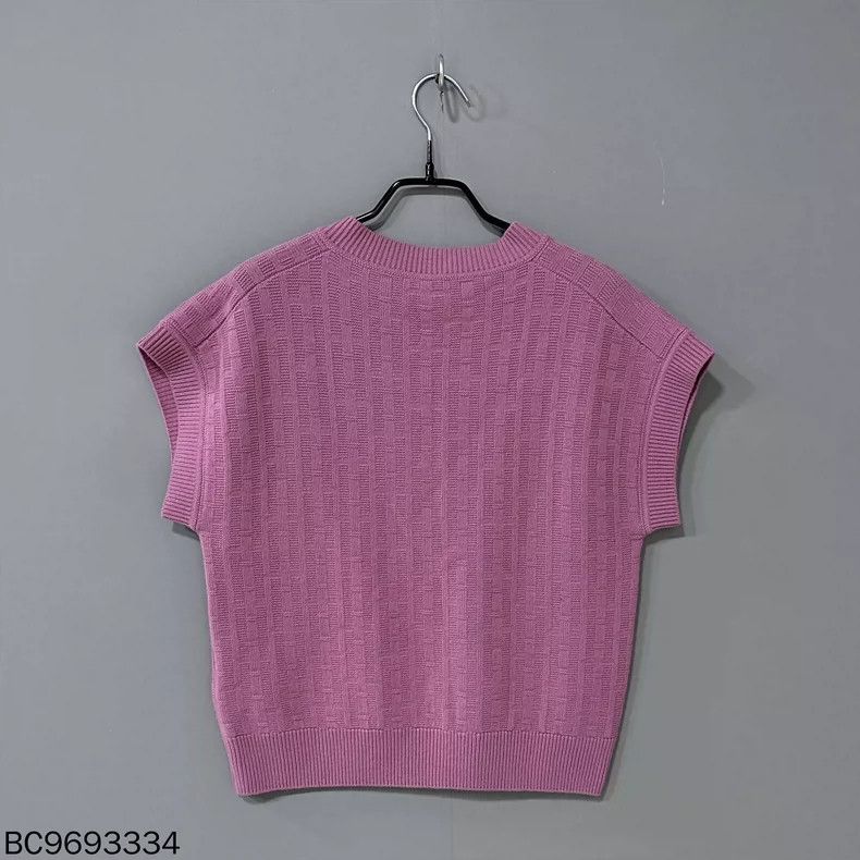 Hermes HERMES H Print Wool Short Sleeve Vest Size XS / US 0-2 / IT 36-38 - 3 Thumbnail