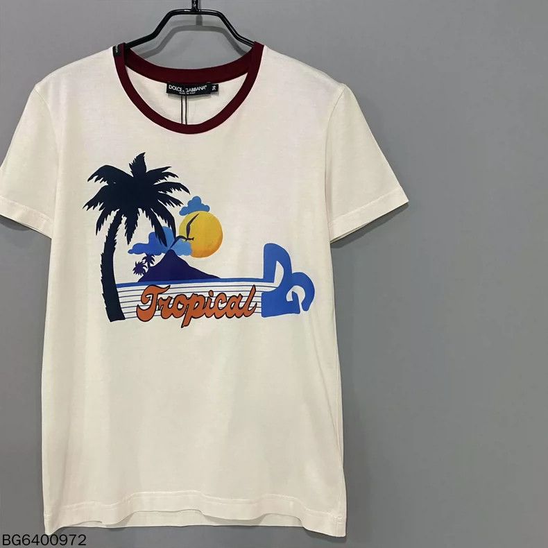 Dolce & Gabbana Dolce & Gabbana Tropical Palm T-Shirt Size S / US 4 / IT 40 - 2 Thumbnail