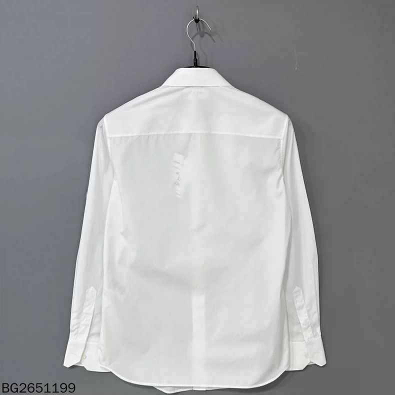 Celine Celine White Long Sleeve Collared Shirt Size S / US 4 / IT 40 - 3 Thumbnail