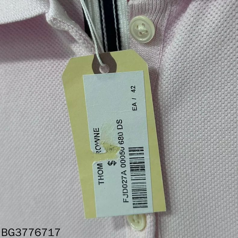 Thom Browne Pink Polo Dress with Back Stripes Size XL / US 12-14 / IT 48-50 - 6 Thumbnail