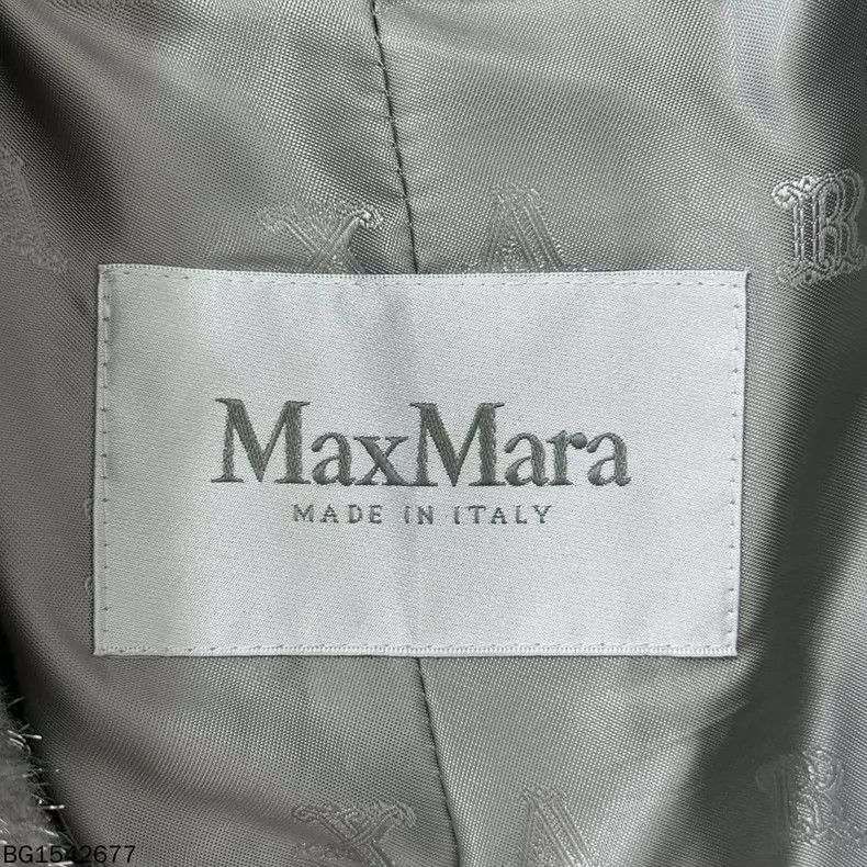 Max Mara MaxMara Silver Thread Teddy Coat Size M / US 6-8 / IT 42-44 - 4 Thumbnail