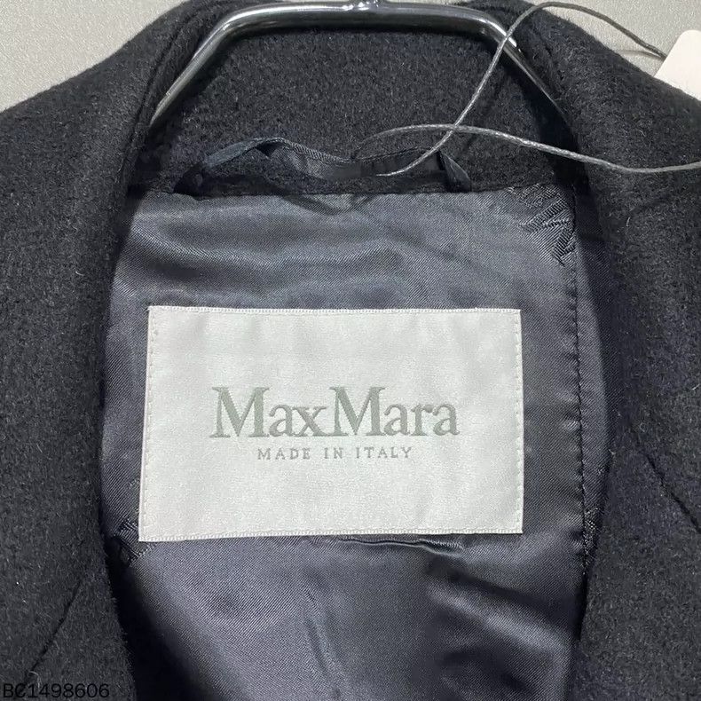 Max Mara MaxMara Manuela black cashmere long coat Size M / US 6-8 / IT 42-44 - 4 Thumbnail