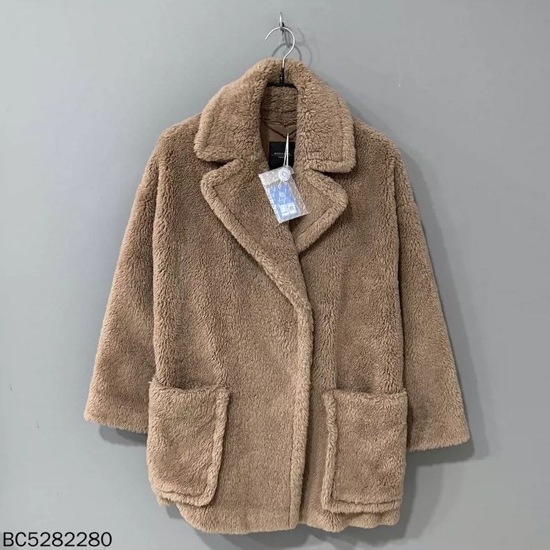 Celine Camel Wool Blend Teddy Coat with Lapel Size M / US 6-8 / IT 42-44 - 2 Thumbnail