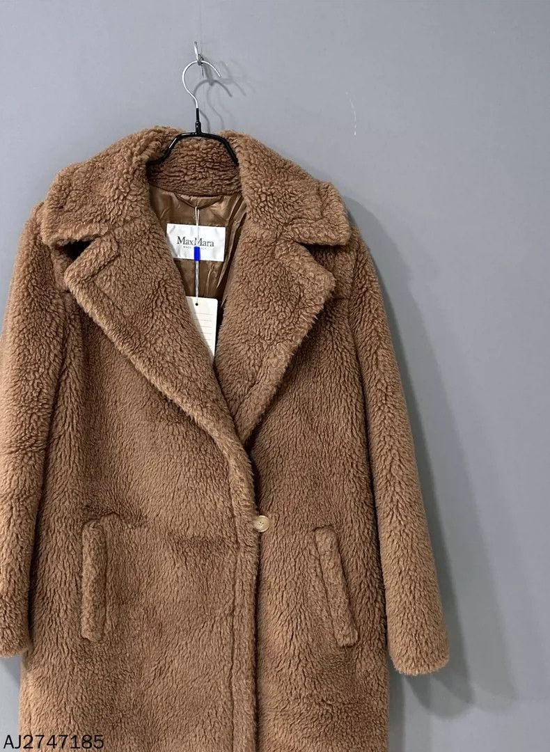 Max Mara MaxMara Camel Teddy Bear Coat Size M / US 6-8 / IT 42-44 - 2 Thumbnail