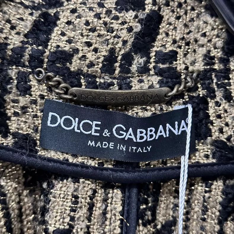 Dolce & Gabbana DOLCE & GABBANA Houndstooth Coat Cape Size S / US 4 / IT 40 - 4 Thumbnail