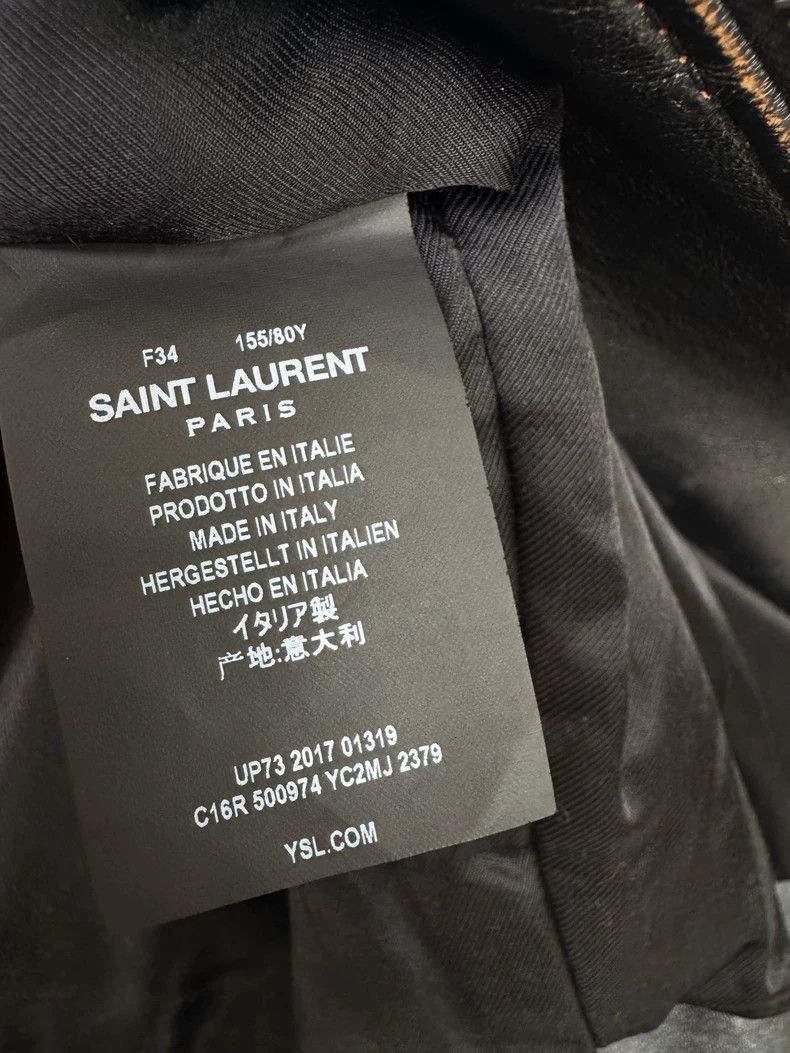 Saint Laurent Paris Saint Laurent Leather Jacket Size S / US 4 / IT 40 - 4 Thumbnail