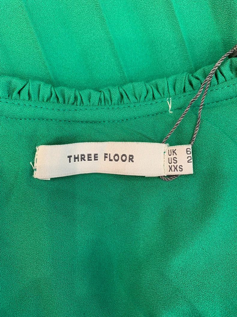 The Row Three Floor Green One-Shoulder Women's Dress Size S / US 4 / IT 40 - 5 Thumbnail