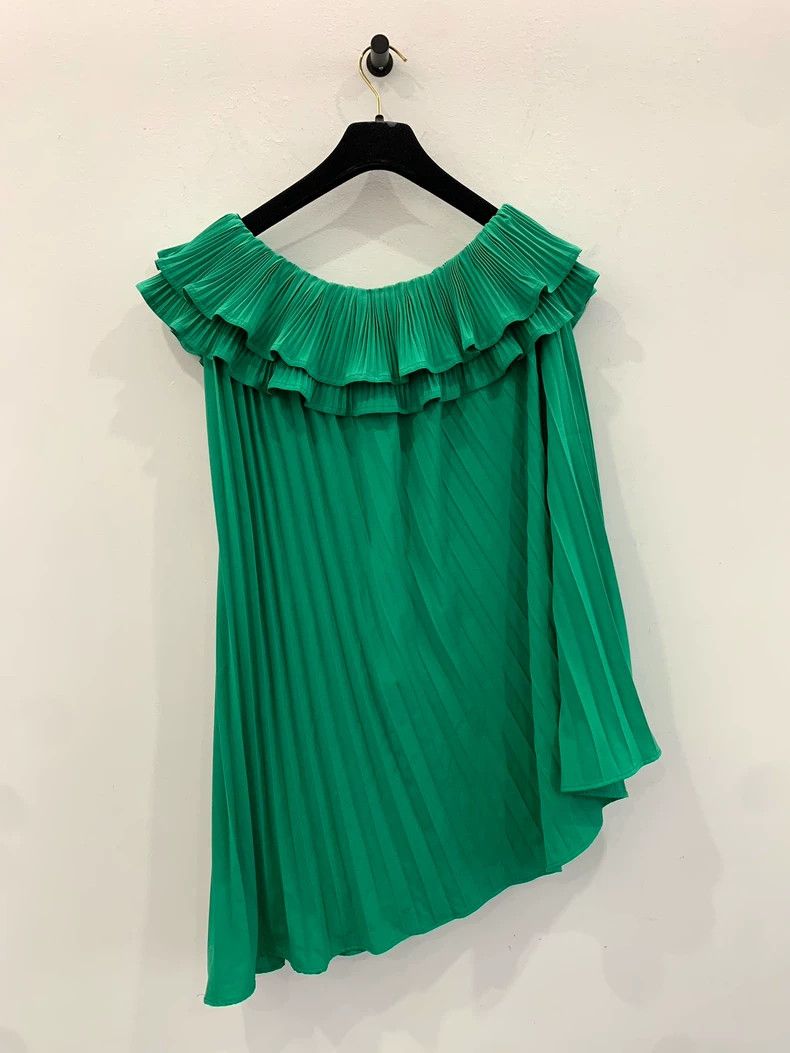 The Row Three Floor Green One-Shoulder Women's Dress Size S / US 4 / IT 40 - 2 Thumbnail