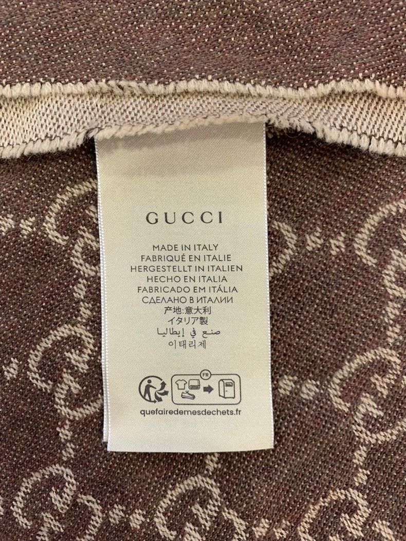 Gucci Gucci Double G Logo Wool Scarf Size ONE SIZE - 7 Thumbnail