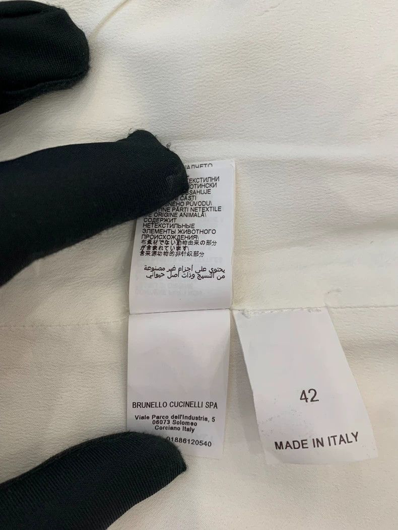Missing Since Thursday Brunello Cucinelli White Linen Vest Size L / US 10 / IT 46 - 7 Thumbnail