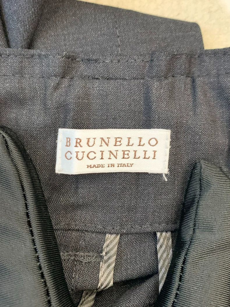 Brunello Cucinelli Brunello Cucinelli Black Belted Casual Pants Size 28" / US 6 / IT 42 - 5 Thumbnail