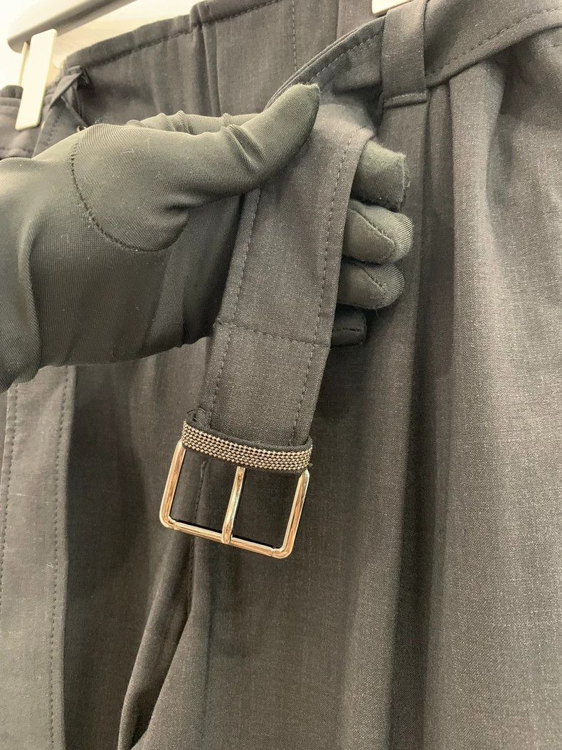 Brunello Cucinelli Brunello Cucinelli Black Belted Casual Pants Size 28" / US 6 / IT 42 - 3 Thumbnail