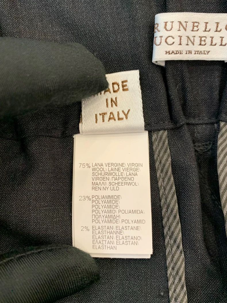 Brunello Cucinelli Brunello Cucinelli Black Belted Casual Pants Size 28" / US 6 / IT 42 - 7 Thumbnail