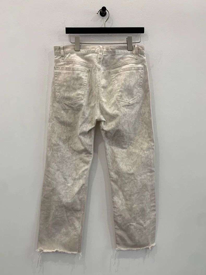 Maison Margiela Maison Margiela Distressed White Gray Jeans Size 29" - 2 Thumbnail