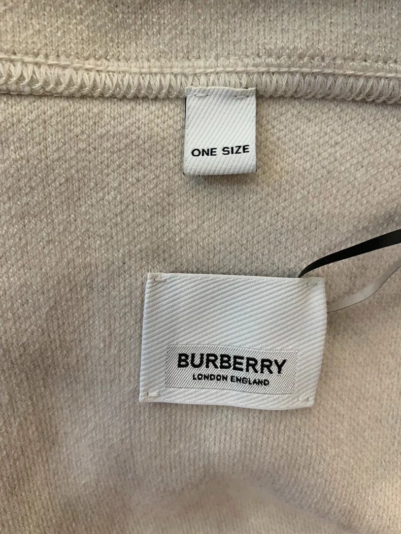 Burberry Burberry Beige Cashmere Logo Cape Poncho Size ONE SIZE - 5 Thumbnail