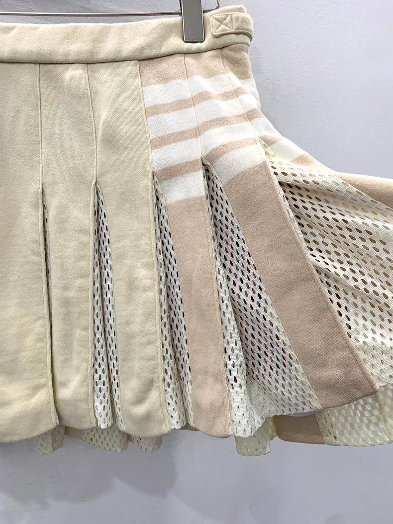 Thom Browne Thom Browne Three-Tone Pleated Mini Skirt Size 24" / US 00 / IT 34 - 3 Thumbnail