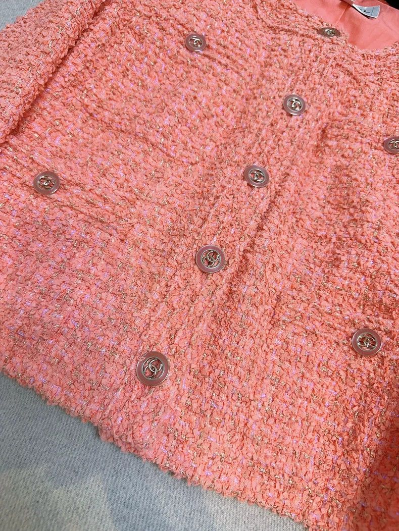 Chanel Chanel 20P Tweed Jacket with Four Pockets Size M / US 6-8 / IT 42-44 - 3 Thumbnail
