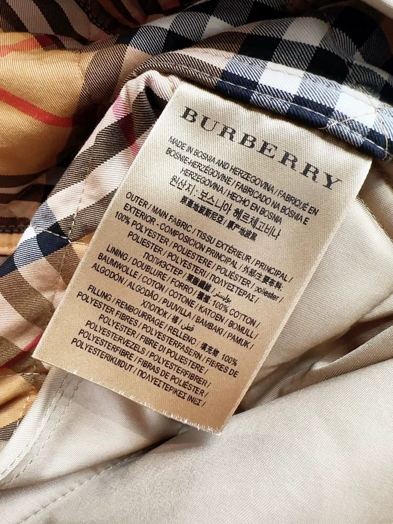 Burberry Burberry Quilted Beige Cotton Jacket Size S / US 4 / IT 40 - 6 Thumbnail