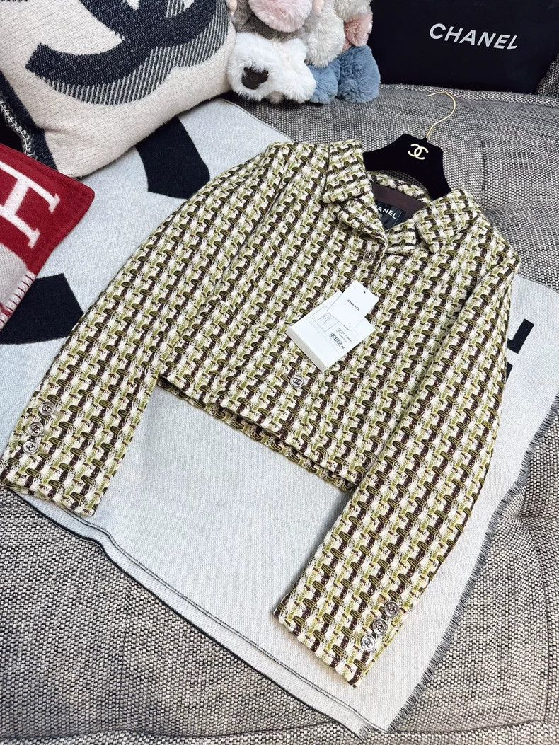Chanel Chanel 23A Tweed Short Jacket Size L / US 10 / IT 46 - 6 Thumbnail