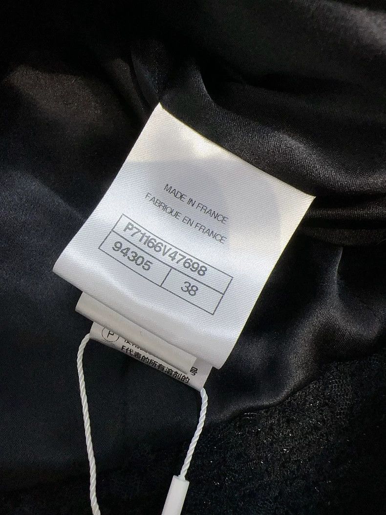Chanel Chanel 21B Black Tweed Double-Breasted Coat Size M / US 6-8 / IT 42-44 - 8 Thumbnail