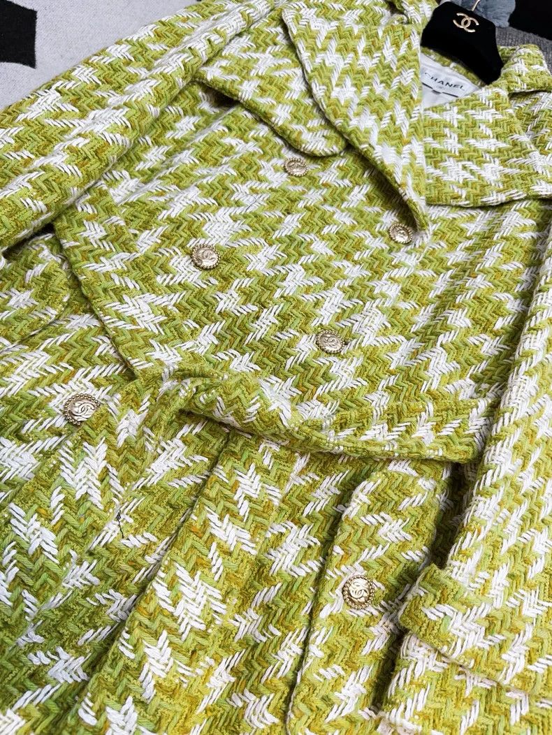 Chanel Chanel Houndstooth Longline Knit Coat Size M / US 6-8 / IT 42-44 - 3 Thumbnail