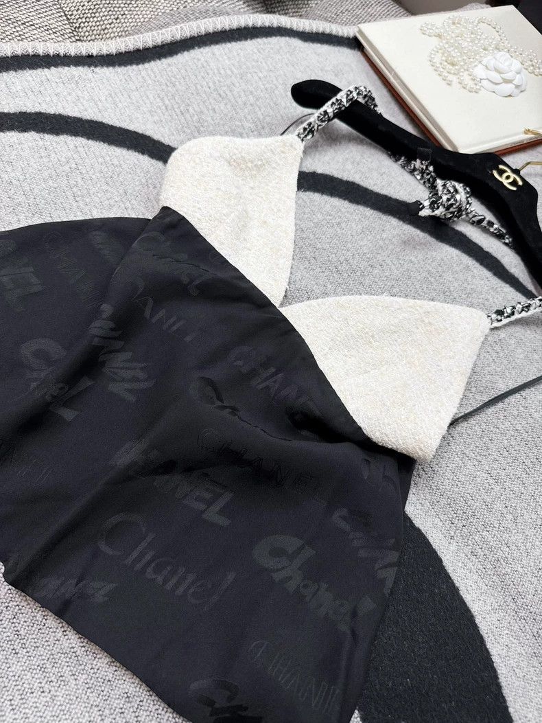 Chanel CHANEL 22P Black White Strap Top Size M / US 6-8 / IT 42-44 - 7 Thumbnail