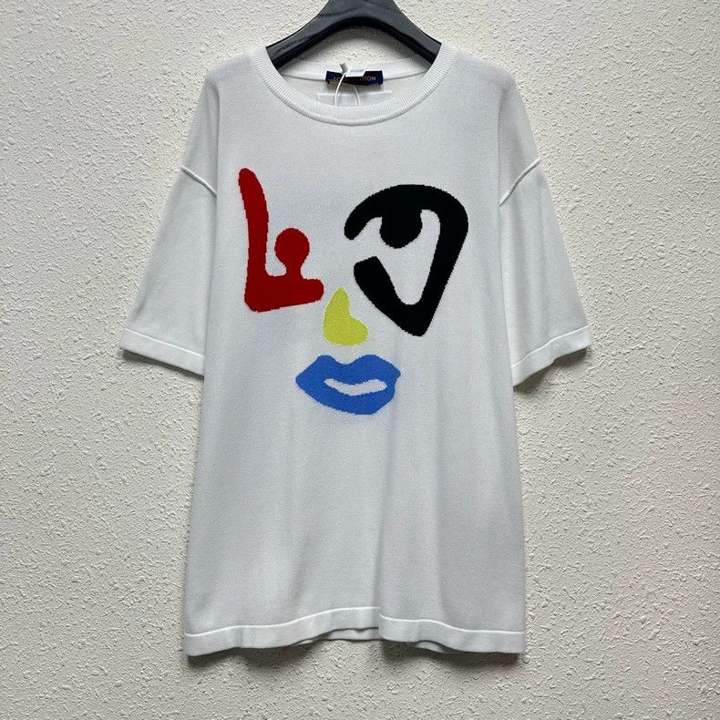Louis Vuitton Louis Vuitton Clown Graffiti Knit Tee - dmc Size M / US 6-8 / IT 42-44 - 2 Thumbnail