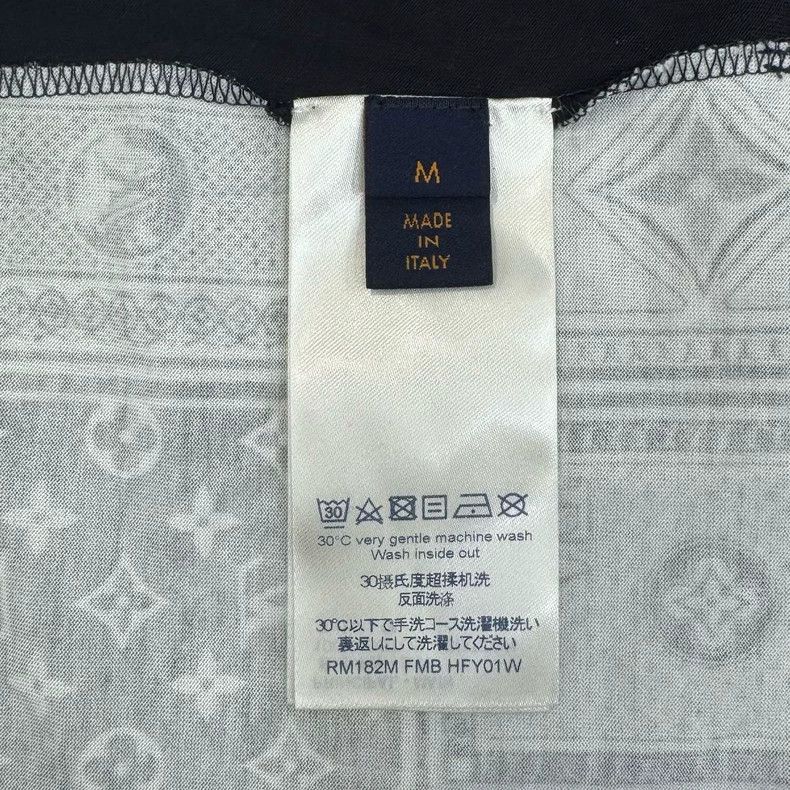 Louis Vuitton Louis Vuitton Blue Monogram Short Sleeve Tee - dmc Size M / US 6-8 / IT 42-44 - 4 Thumbnail