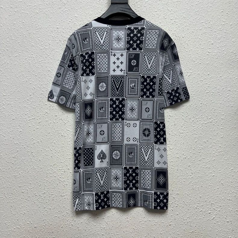 Louis Vuitton Louis Vuitton Blue Monogram Short Sleeve Tee - dmc Size M / US 6-8 / IT 42-44 - 2 Thumbnail