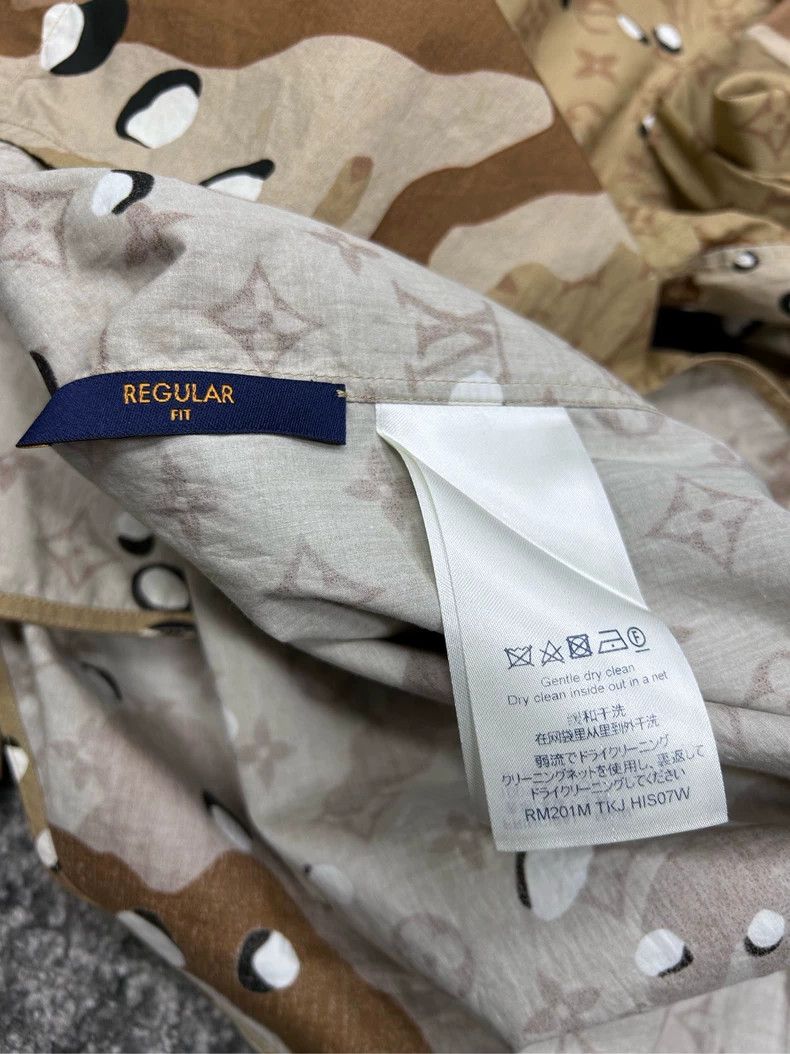 Louis Vuitton Louis Vuitton Desert Camo Patchwork Shirt - dmc Size M / US 6-8 / IT 42-44 - 5 Thumbnail