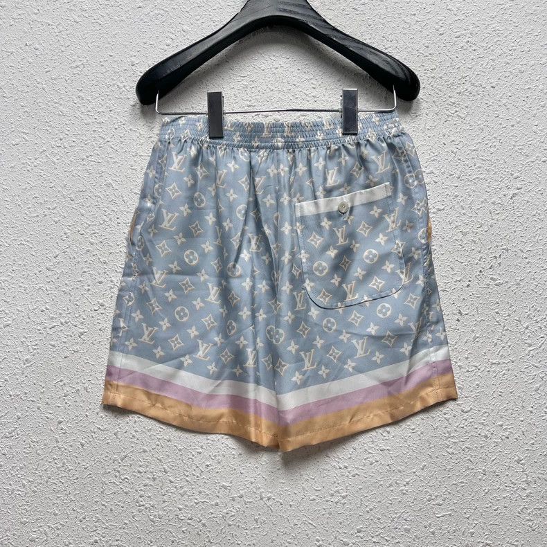 Louis Vuitton Louis Vuitton Monogram Silk Shorts - dmc Size 30" / US 8 / IT 44 - 2 Thumbnail